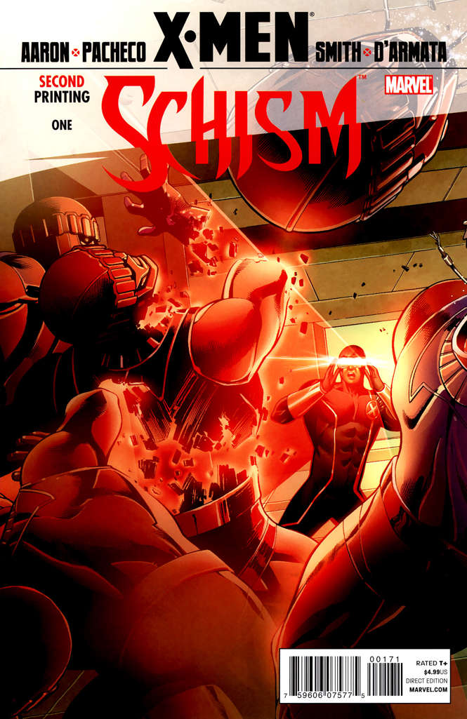 X-Men: Schism #1 Variation A - 2nd printing