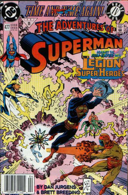 Adventures of Superman #477 Newsstand Edition