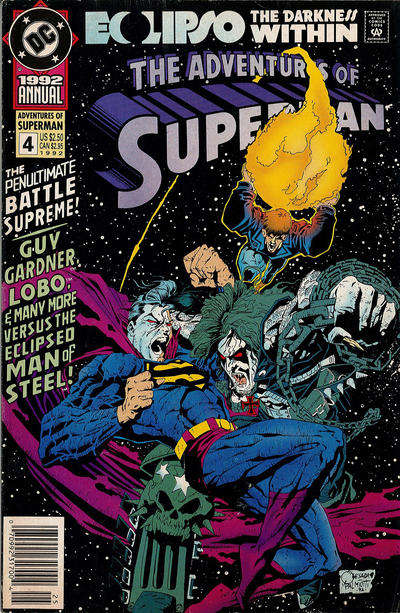 Adventures of Superman Annual #4 Newsstand Edition