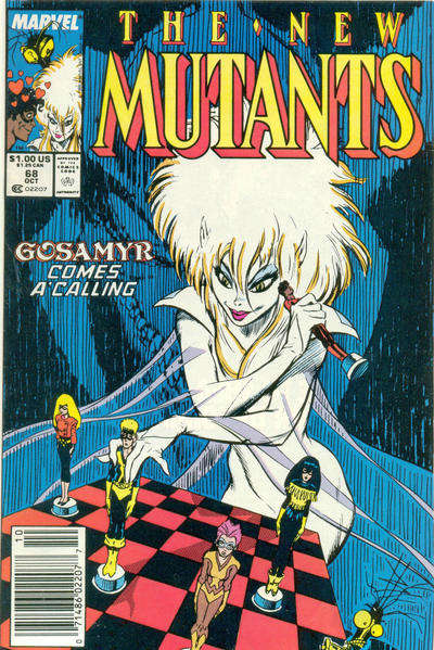 The New Mutants #68 Newsstand Edition