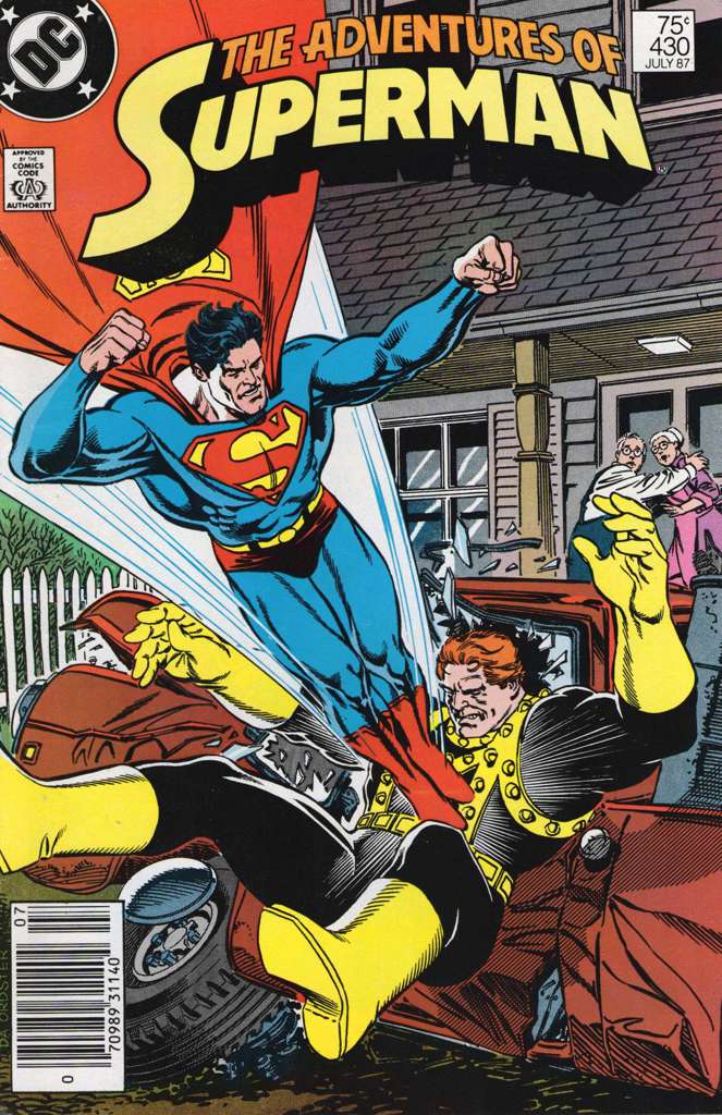 Adventures of Superman #430 Newsstand Edition