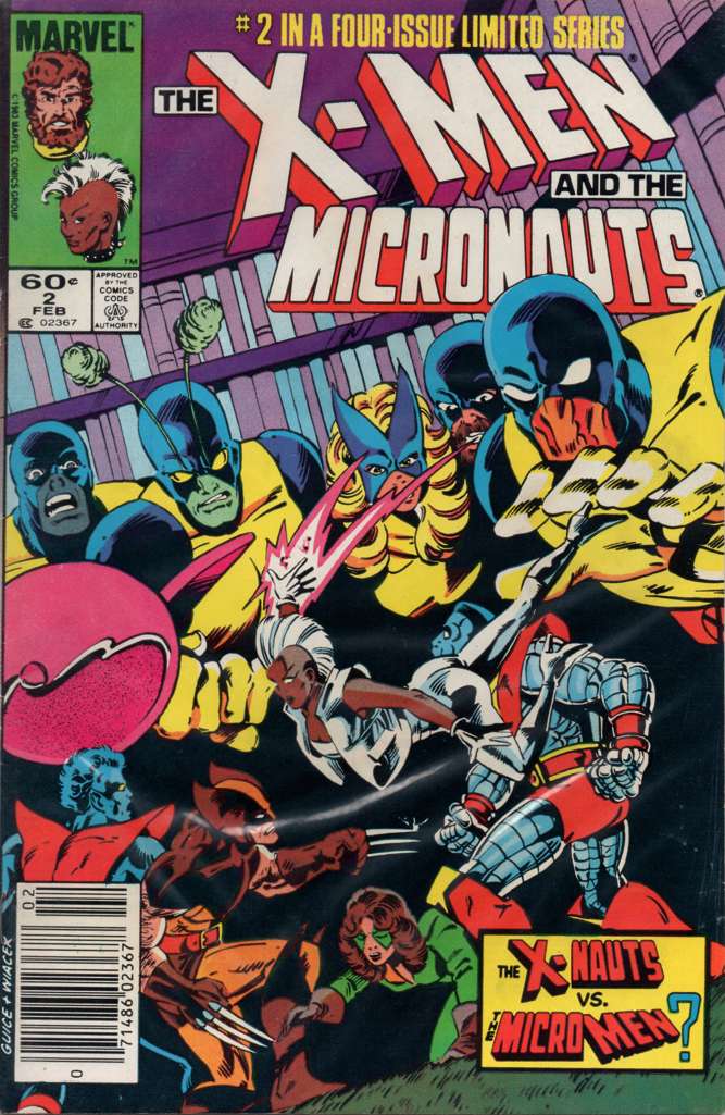 X-Men & The Micronauts #2 Newsstand Edition