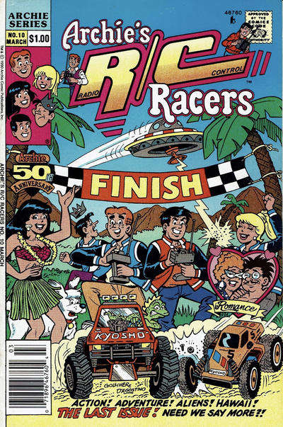 Archie’s R/C Racers #10 Newsstand Edition
