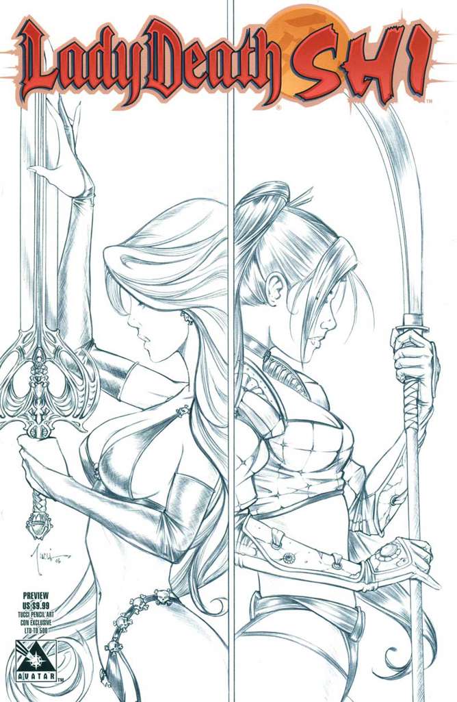 Lady Death/Shi Ashcan #1 Variation A