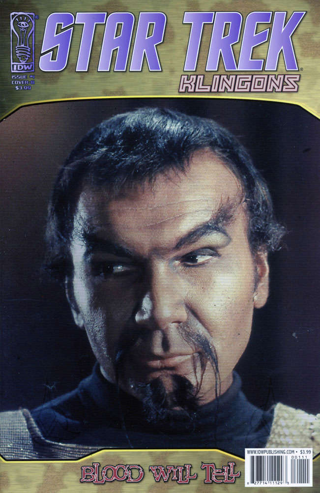 Star Trek: Klingons: Blood Will Tell #1 Variation B