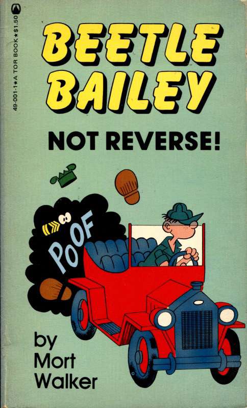 Beetle Bailey: Not Reverse!