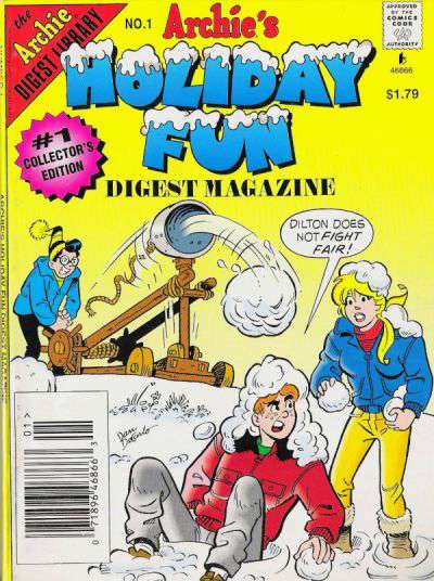 Archie’s Holiday Fun Digest Magazine