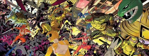 Mighty Morphin Power Rangers/Teenage Mutant Ninja Turtles II #1 Variation E