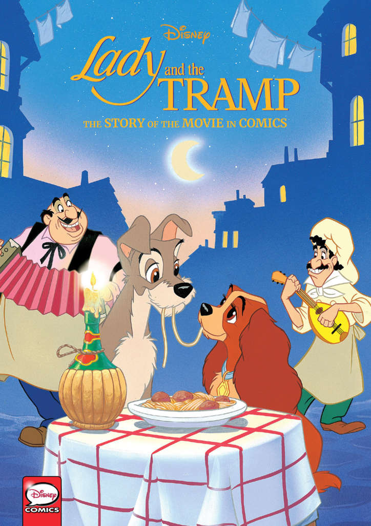 Disney Lady and the Tramp: The Story of the Movie in Comics