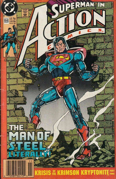 Action Comics #659 Newsstand Edition