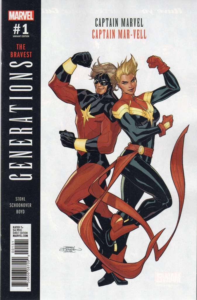 Generations: Captain Marvel & Captain Mar-vell #1 Variation B