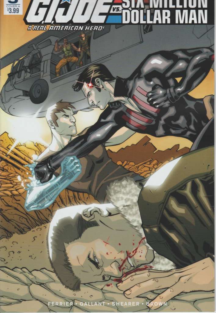 G.I. Joe: A Real American Hero vs. The Six Million Dollar Man #3 Variation A
