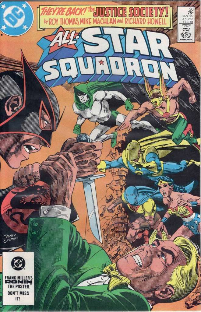 All-Star Squadron #30 Mark Jewelers Insert Edition