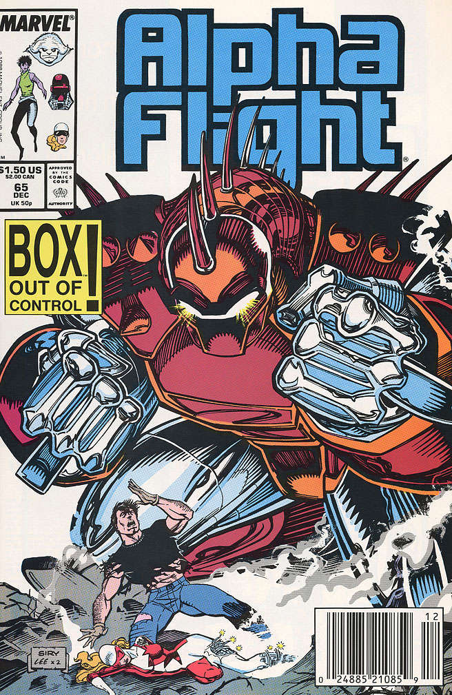 Alpha Flight (1st Series) #65 Newsstand Edition