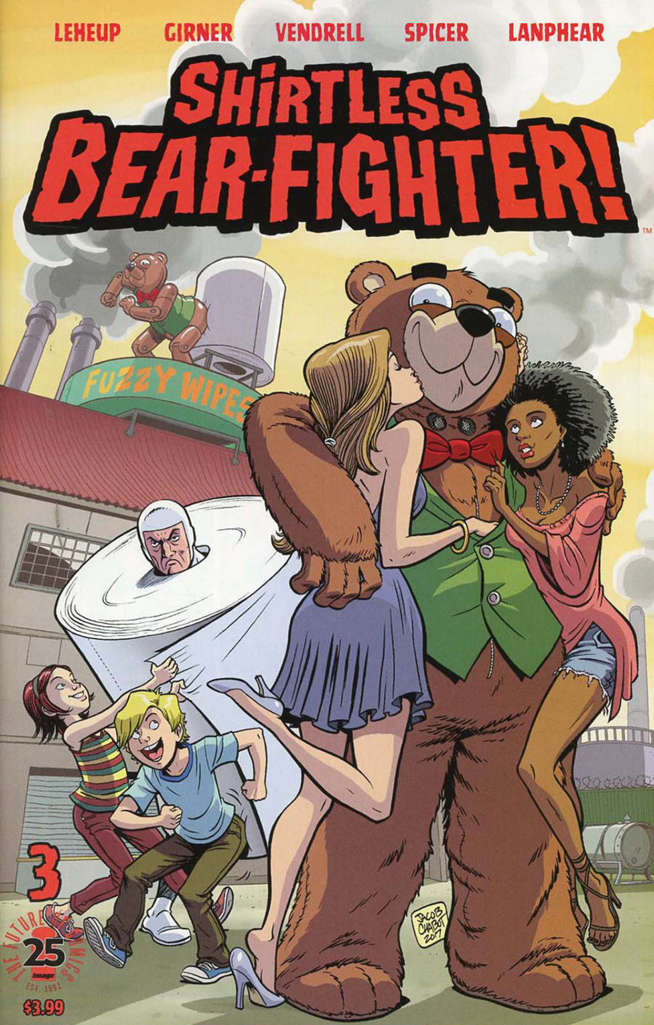 Shirtless Bear-Fighter! #3 Variation C