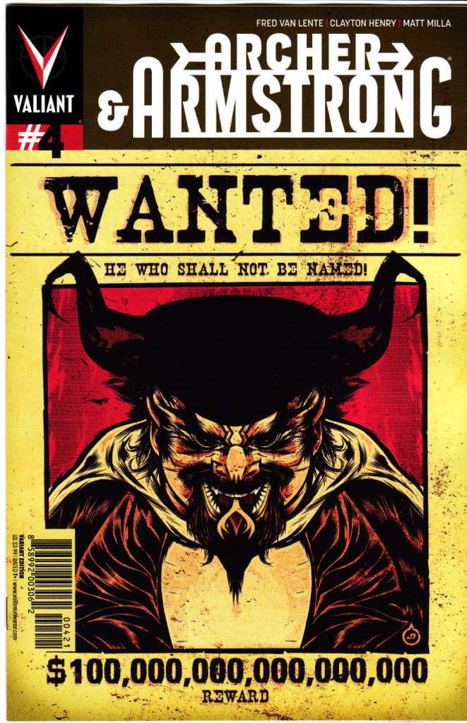 Archer and Armstrong (2nd Series) #4 Variation A