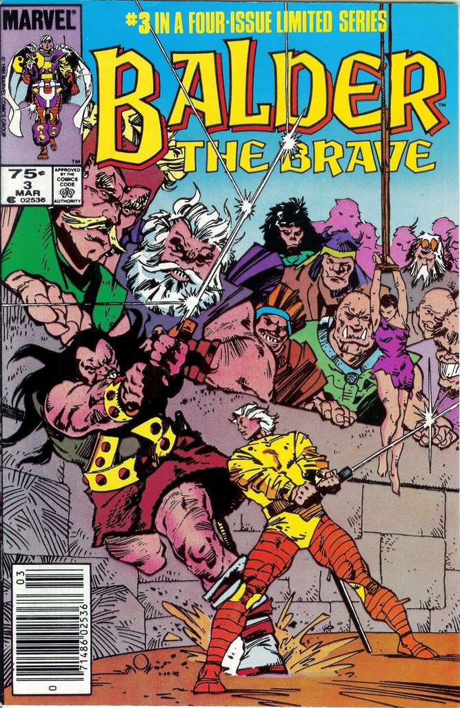 Balder the Brave #3 Newsstand Edition