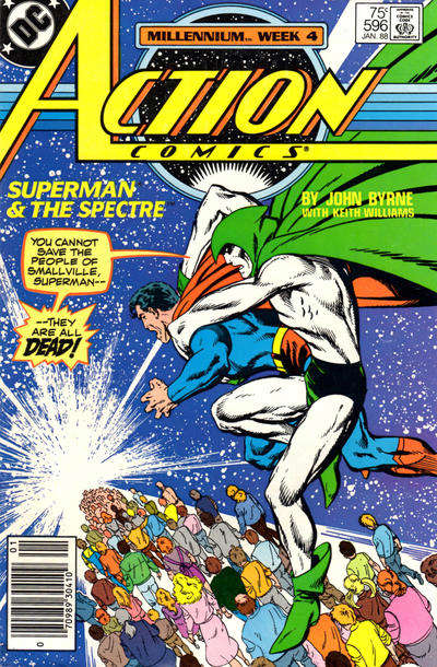Action Comics #596 Newsstand Edition