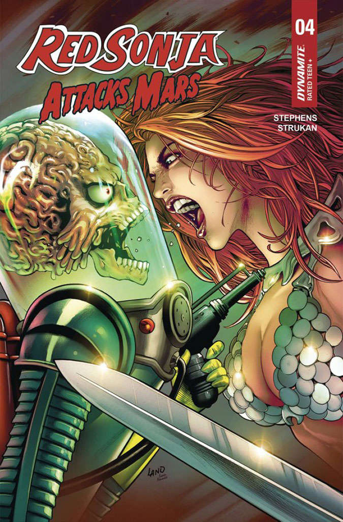 Red Sonja Attacks Mars #4 Variation C