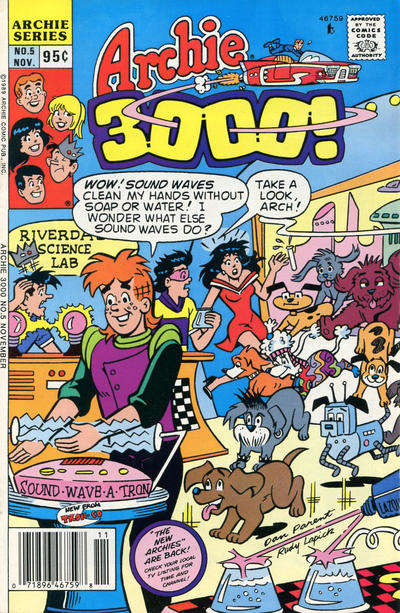 Archie 3000 #5 Newsstand Edition