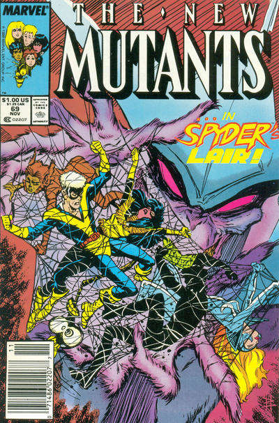 The New Mutants #69 Newsstand Edition