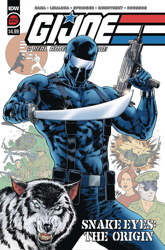 G.I. Joe: A Real American Hero: Snake Eyes: The Origin #1  - 2nd printing