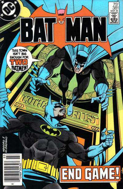 Batman #381 Newsstand Edition