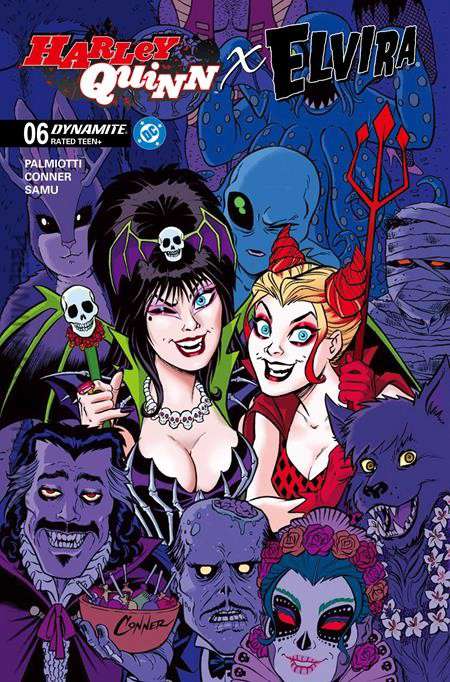 Harley Quinn X Elvira #6 Variation A