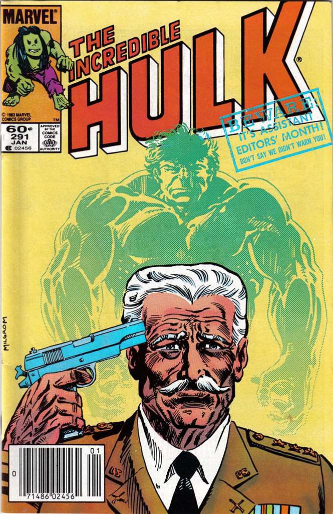 The Incredible Hulk #291 Newsstand Edition