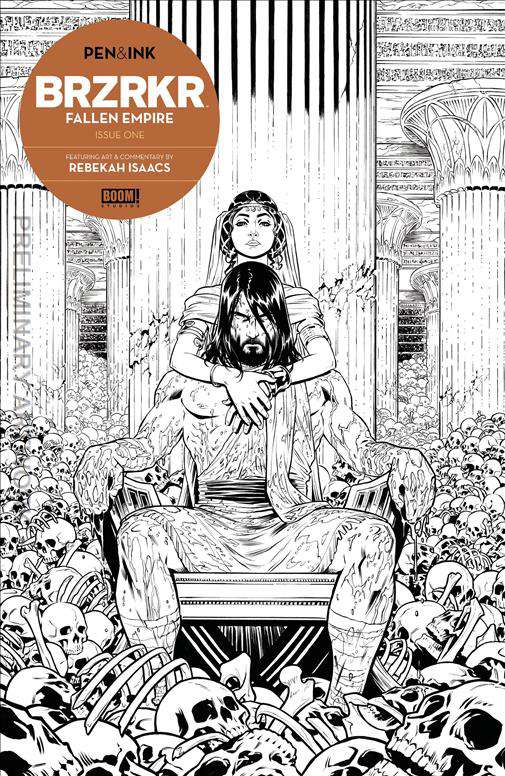 BRZRKR: Fallen Empire—Pen & Ink #1 Variation A