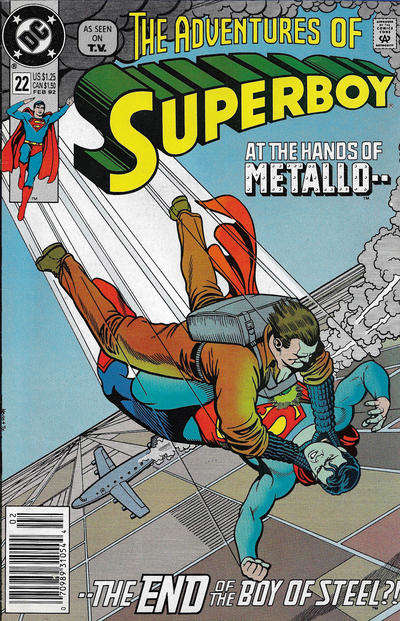 The Adventures of Superboy #22 Newsstand Edition