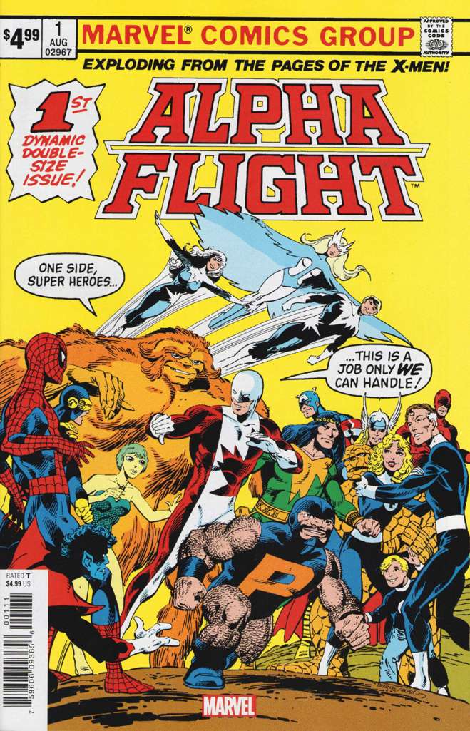 Alpha Flight (1st Series) #1 Variation B