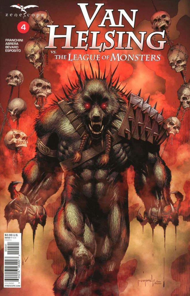 Van Helsing vs. the League of Monsters #4 Variation D