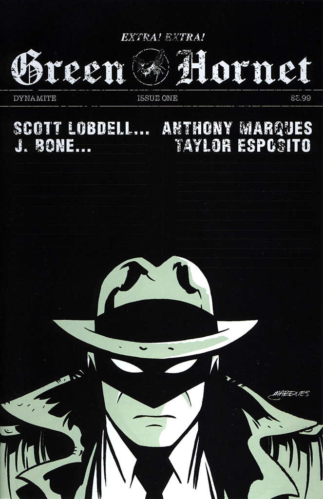 Green Hornet (Dynamite, 4th Series) #1 Variation E