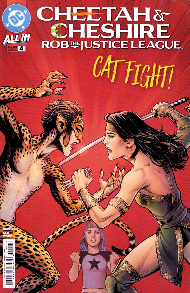 Cheetah & Cheshire Rob the Justice League #4 Variation A
