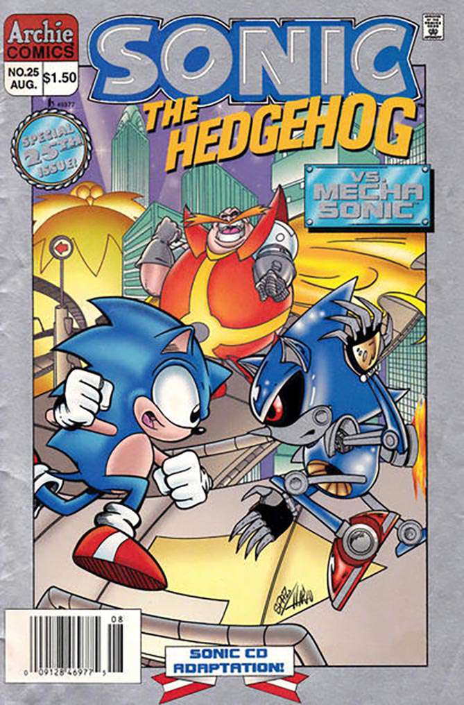 Sonic the Hedgehog #25 Newsstand Edition