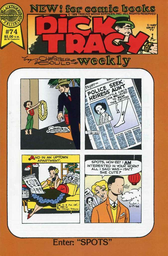 Dick Tracy Weekly #74