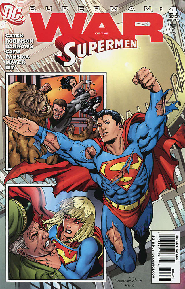 Superman: War of the Supermen #4 Variation A
