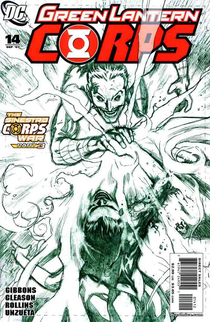 Green Lantern Corps (2nd Series) #14  - 2nd printing