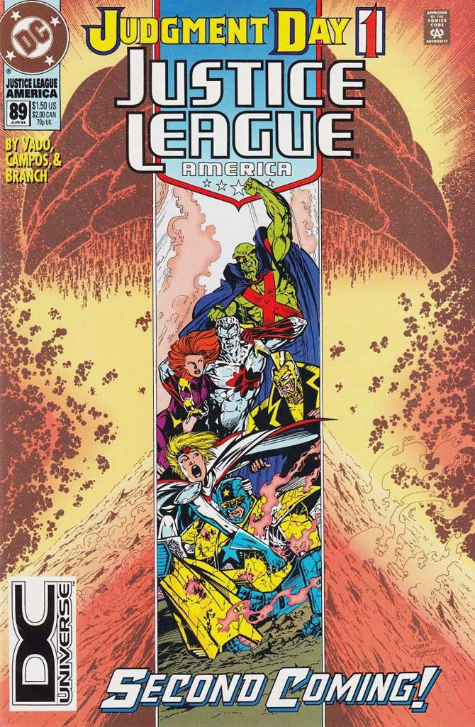 Justice League America #89  - 2nd printing