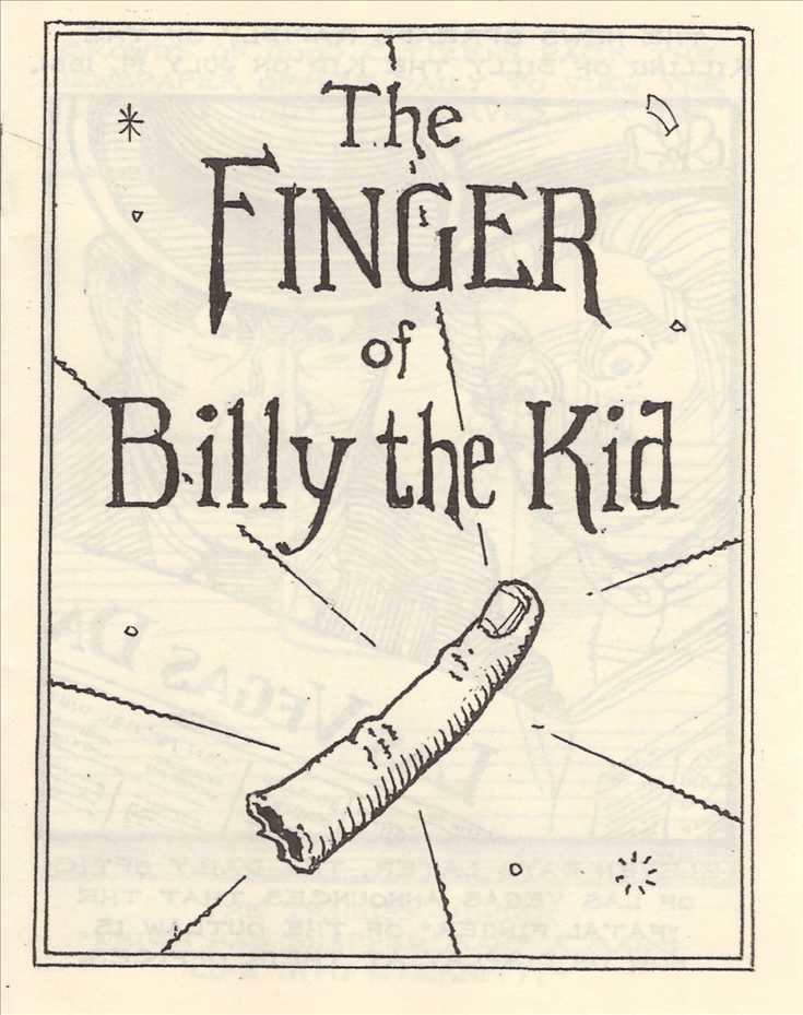 The Finger of Billy the Kid