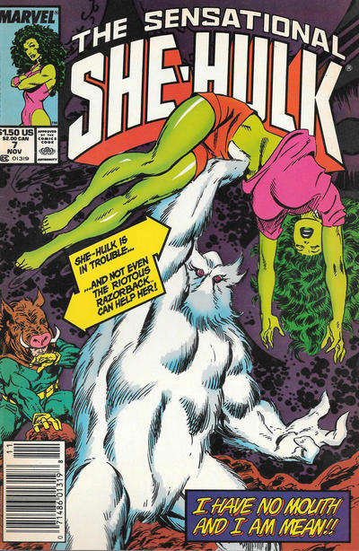 The Sensational She-Hulk #7 Newsstand Edition