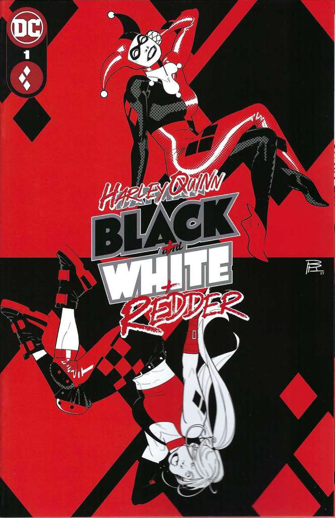 Harley Quinn Black + White + Redder