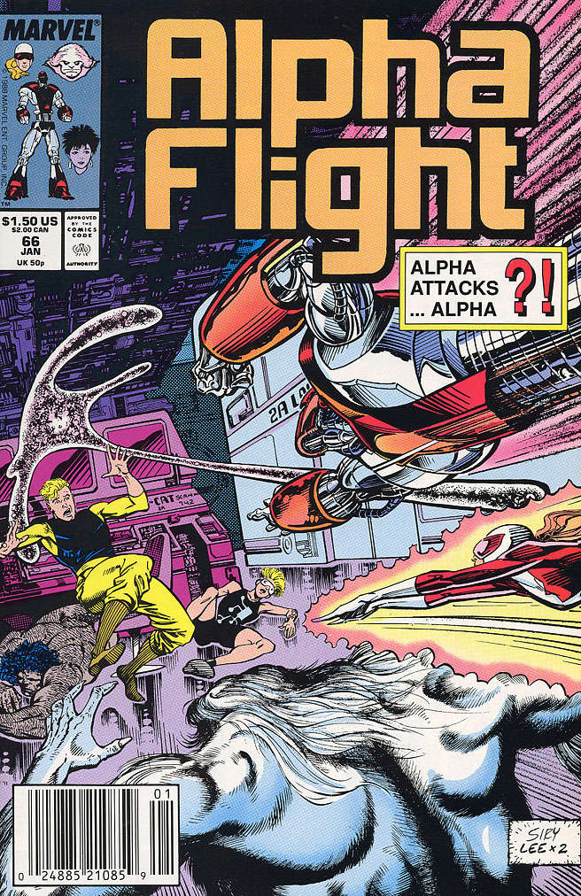 Alpha Flight (1st Series) #66 Newsstand Edition