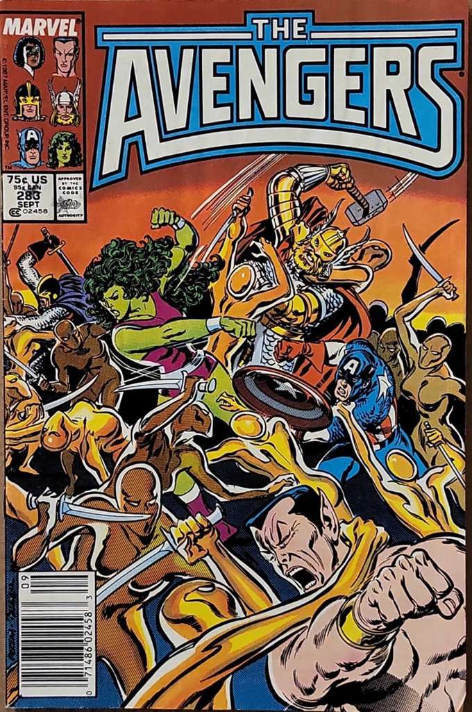 The Avengers #283 Mark Jewelers Insert Edition