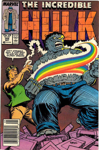 The Incredible Hulk #355 Newsstand Edition