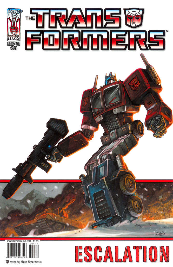 The Transformers: Escalation #4 Variation B