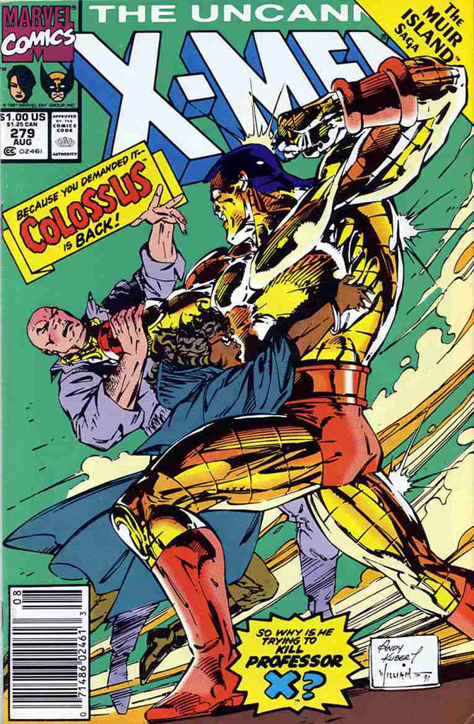 The Uncanny X-Men #279 Newsstand Edition