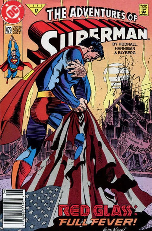 Adventures of Superman #479 Newsstand Edition