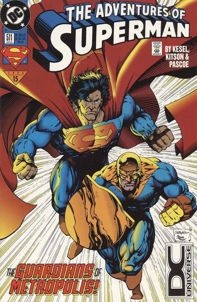 Adventures of Superman #511  - 2nd printing